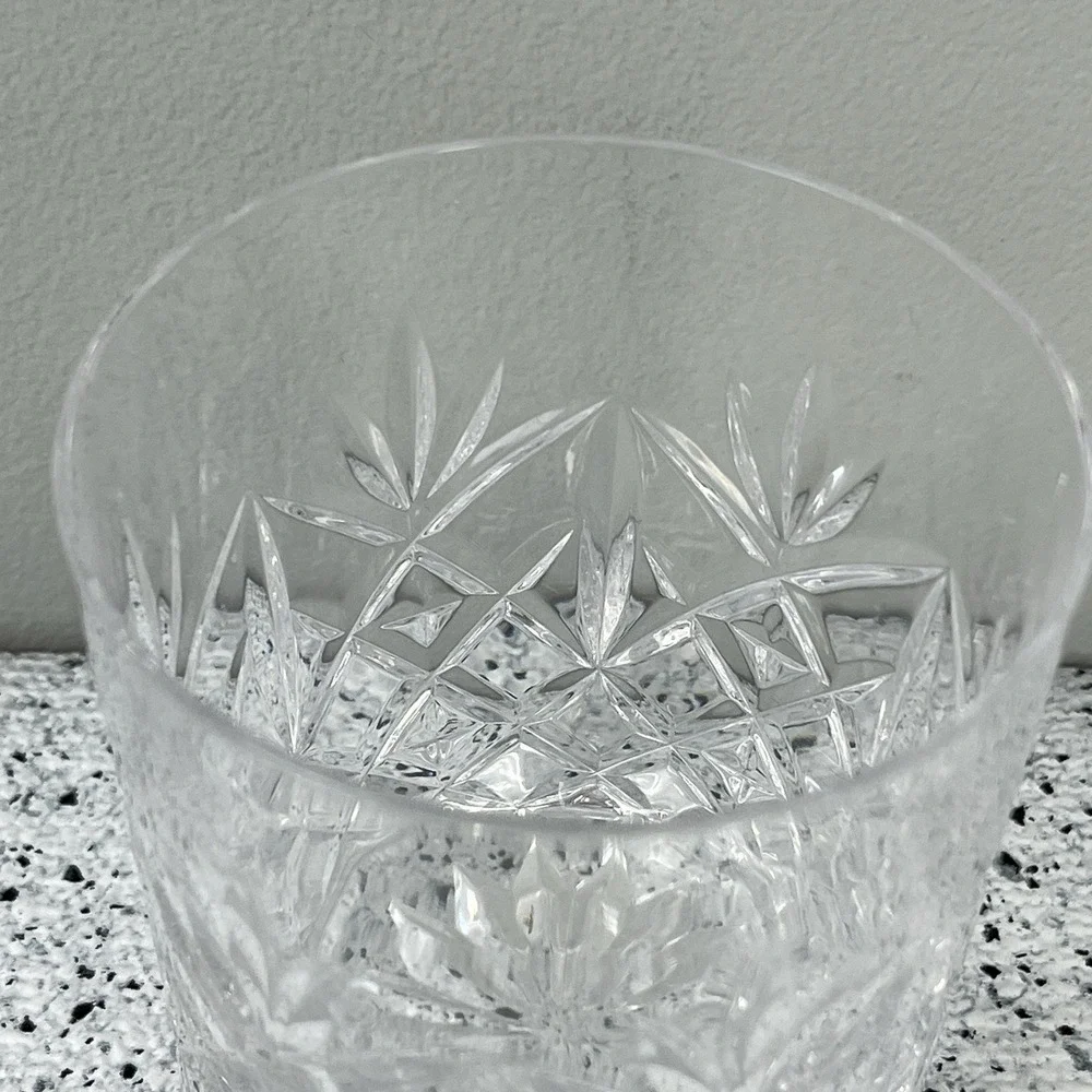 Atlantis Crystal Double Old‎ Fashioned Whiskey Glass Tumbler